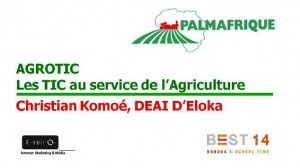 Conférence AGROTIC avec Palmafrique au #BEST14